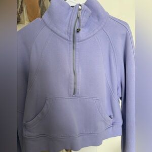 Lululemon Athletica Purple Half-Zip Hoodie